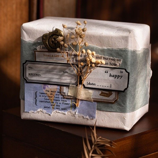 Producto - Washi Tape - Small Label Negro