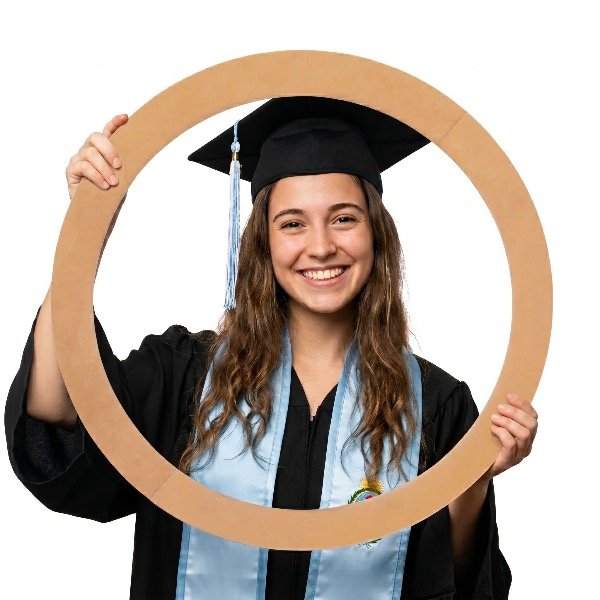Producto - Cuadro de Selfie Circular en Fibroplus