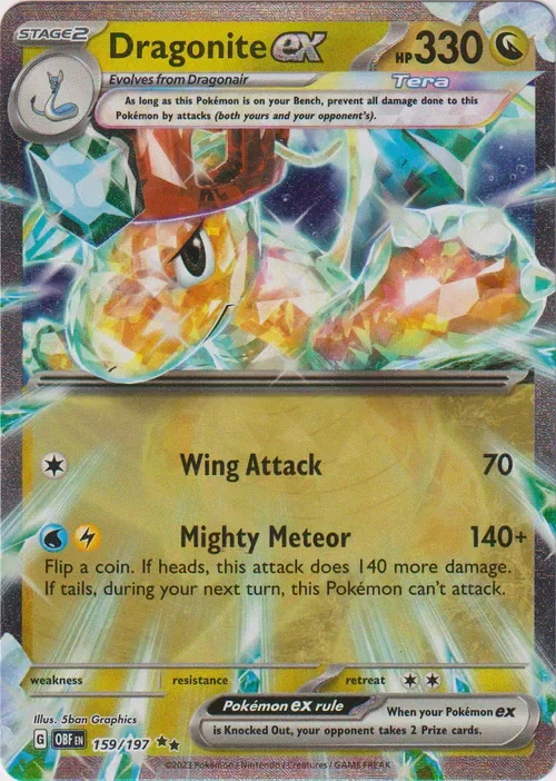 Producto - Dragonite ex - 159/197 - Obsidian Flames - Holo