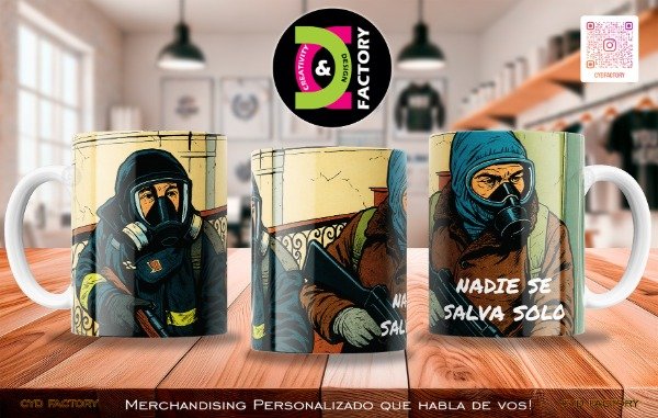 Producto - Taza - Serie de TV - Eternauta - TZ-RT-BL-11OZ-214-TVS-ETE