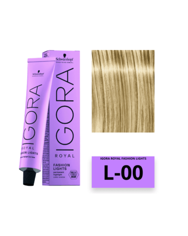 Producto - TINTURA IGORA ROYAL FASH-LIGHTS L-00 60ML -(PRO)