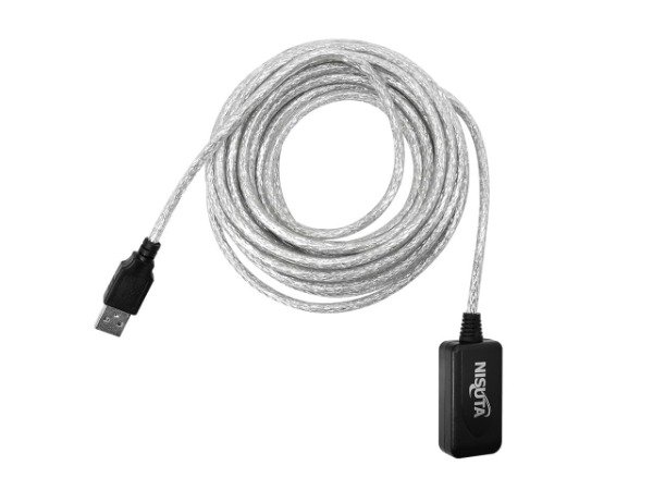 Producto - Cable Alargue USB 2.0 Amplificado Nisuta 5 Metros