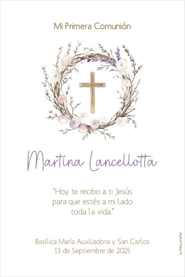 Producto - Estampita Eloise x 25 unidades