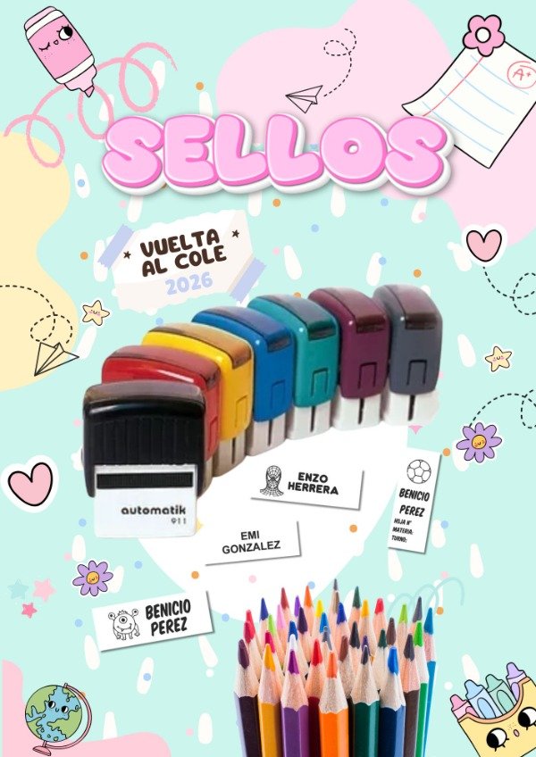 Producto - SELLO AUTOMATICO ESCOLAR
