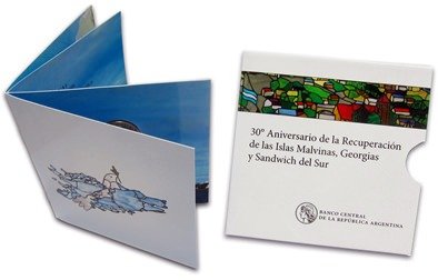 Producto - Argentina - 2 Pesos (2012) - Blíster Conmemorativo de la Gesta de Malvinas