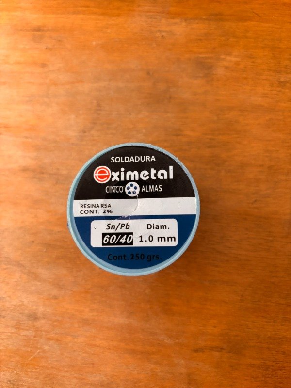 Producto - Estaño Eximetal 60/40 1mm Rollo 250 gr