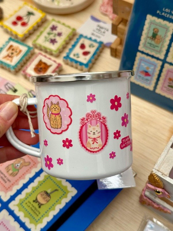 Producto - Jarrito enlozado gatitos