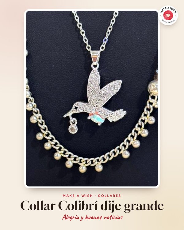 Producto - Collar Colibrí dije grande - 0