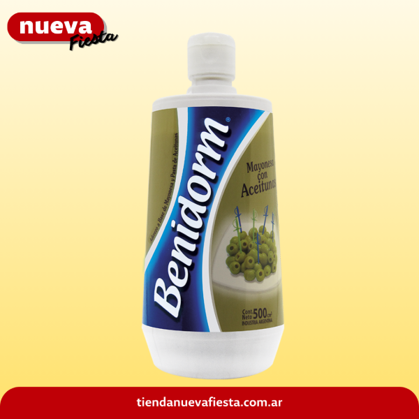 Producto - SALSA MAYONESA CON ACEITUNAS BENIDORM 500CC