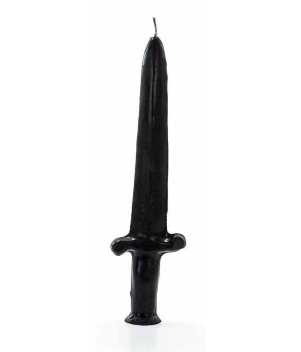 Producto - Vela Forma Espada Chica 19X5Cm - Negra