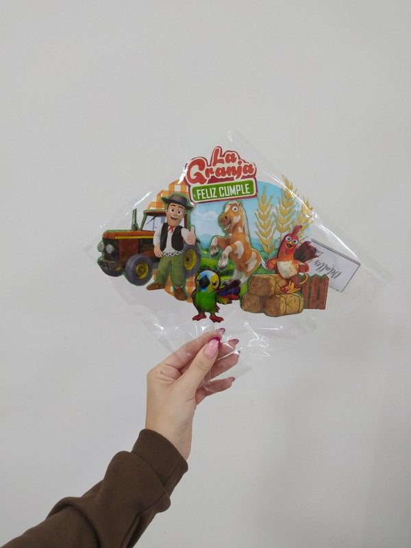 Producto - Toppers para torta 3D con relieve varios diseños buenísima calidad - 0