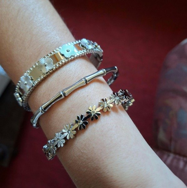 Producto - Pack x3 - Pulseras Acero - Blume - 1
