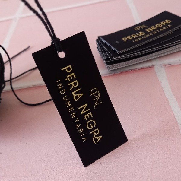 Producto - Tags indumentaria/productos con stamping - 1