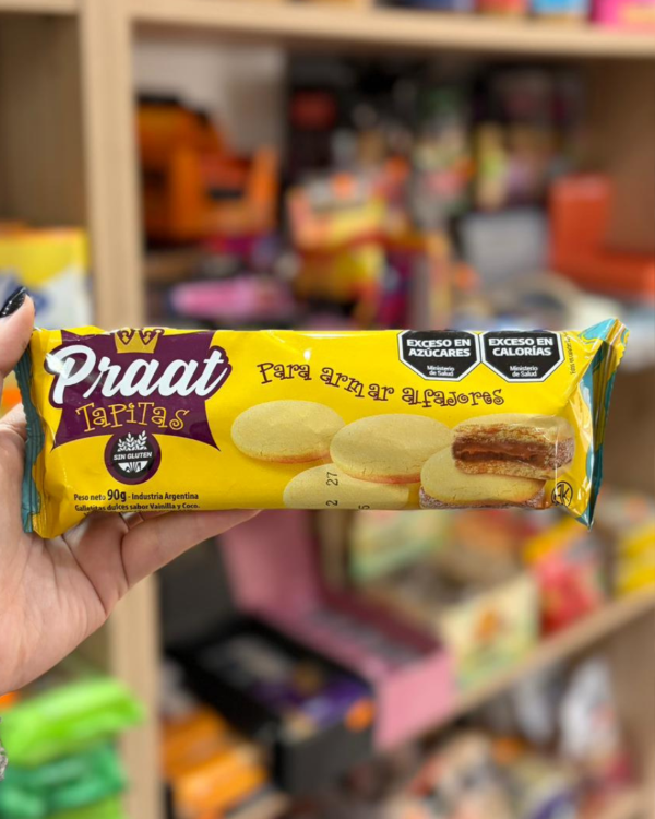 Producto - Tapita de alfajor "Praat"