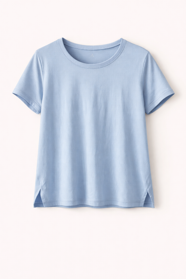 Producto - Remera Basica Celeste