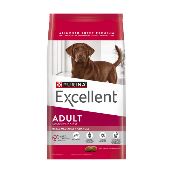 Producto - Excellent Perro Adulto Mediano y Grande 20 Kg