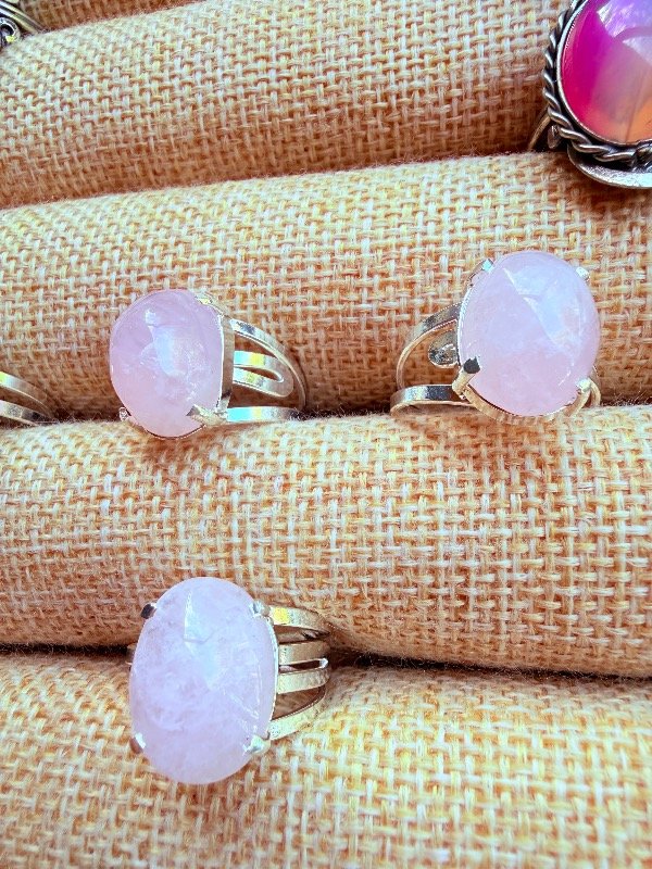 Producto - Anillo Cuarzo rosa