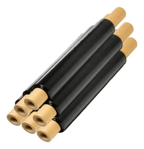 Producto - FILM STRETCH NEGRO CON MANGO 50CM