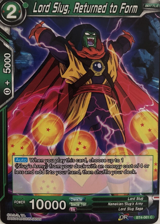 Producto - BT4-061 Lord Slug, Returned to Form FOIL - COLOSSAL WARFARE