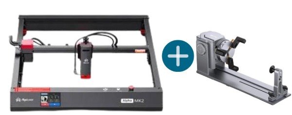 Producto - COMBO Algolaser Alpha MK2 20W + Acc rotatorio pinza Algolaser