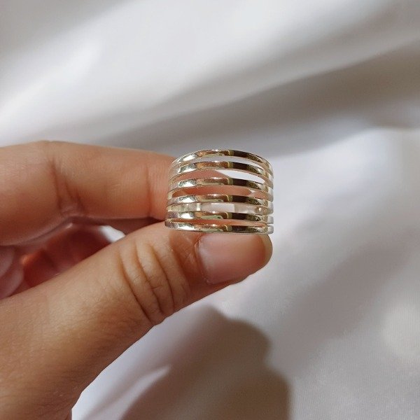 Producto - ANILLO VERA (T.19) AC. BLANCO