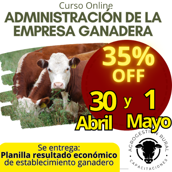 Producto - Curso online Administración de la Empresa Ganadera