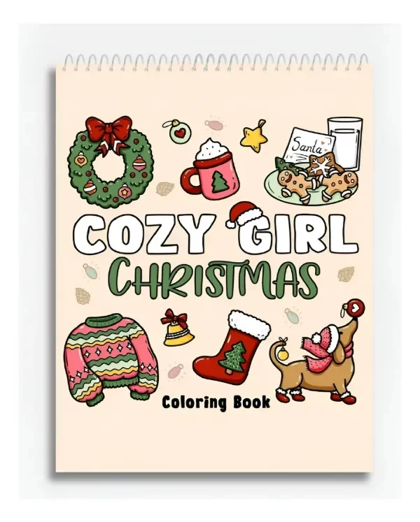 Producto - Cozy Girl Christmas - Libro Navidad Anillado - A4