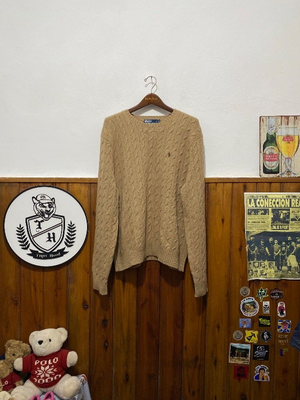 Producto - POLO RALPH LAUREN TRENZADO LANA MERINO (XXL)
