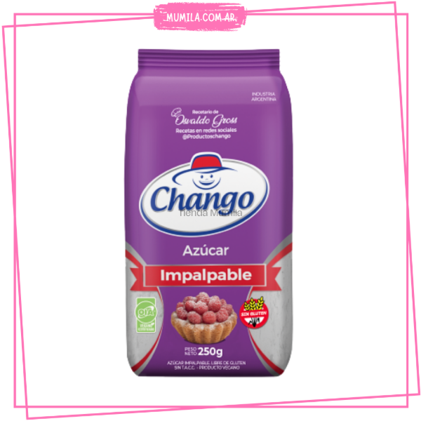 Producto - Azucar impalpable Chango x250gr