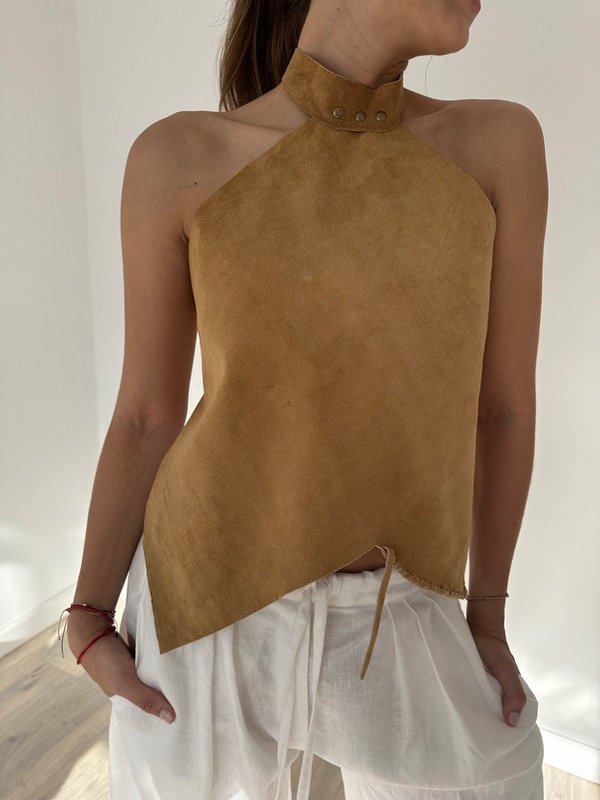 Producto - Top cuero trinan