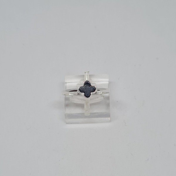 Producto - Anillo van cleef negro plata