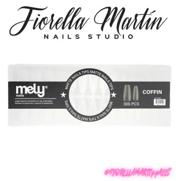 Producto - MELY TIPS DE SOFT GEL COFFIN 300PCS