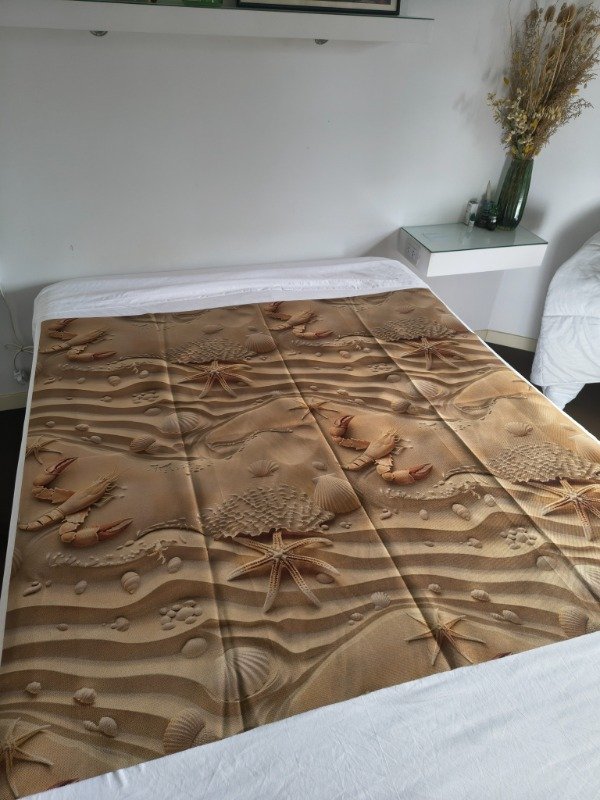 Producto - Lona Playera - Conchas de Mar - 2