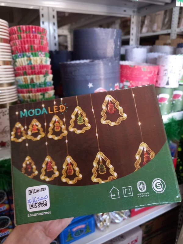 Producto - Luces navideñas con formas 3mts