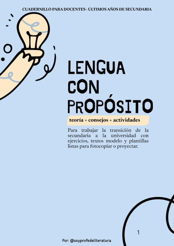 Producto - Cuadernillo Lengua con propósito - 0