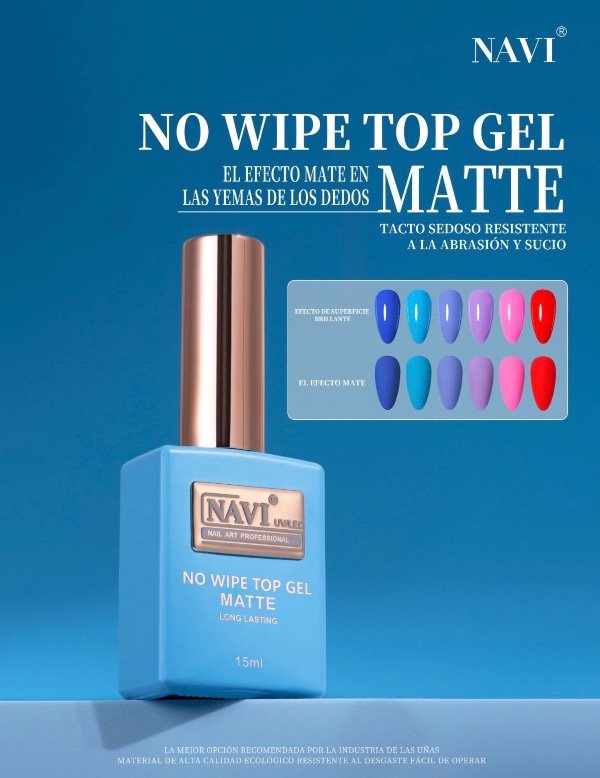 Producto - Top Coat Matte 15ml Navi
