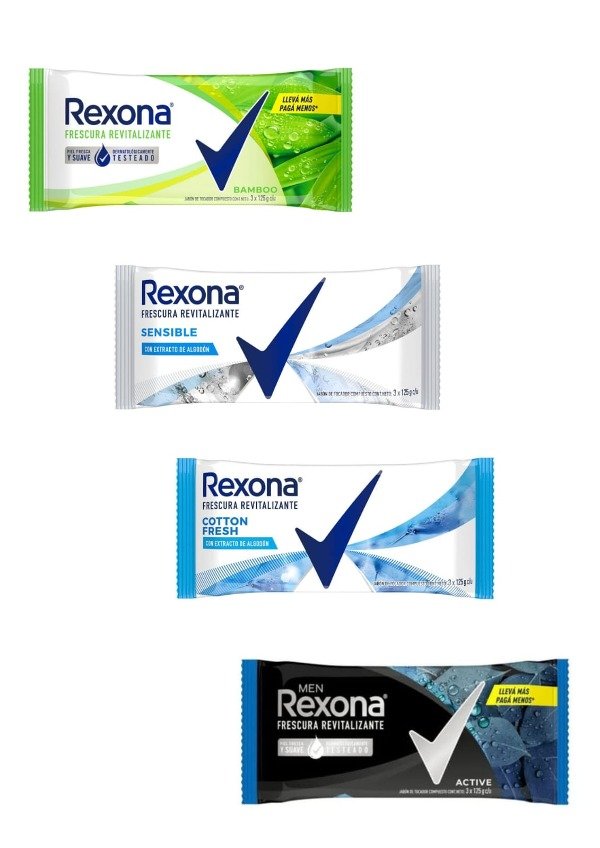 Producto - Jabón de tocador Rexona x 3 (consultar stock disponible)