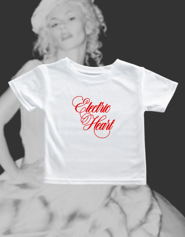 Producto - ELECTRIC HEART- baby tee
