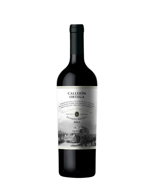 Producto - VINO MALBEC CALLEJÓN ORTEGA 750 ML.