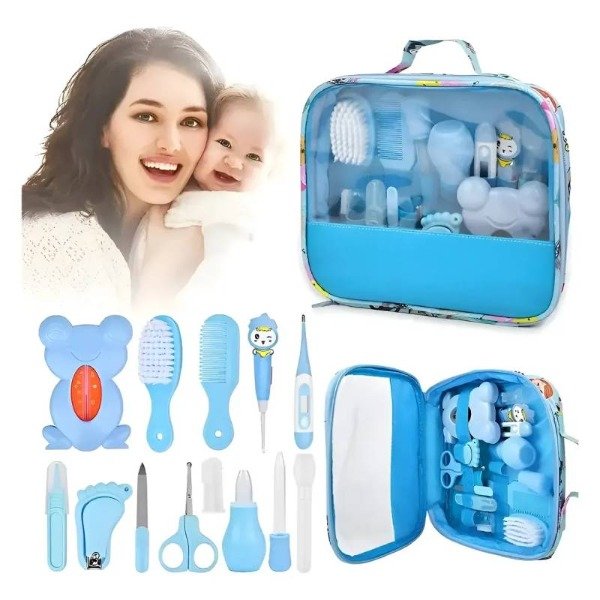 Producto - 7896 - Set de 13 piezas en cartera para el cuidado del bebé - 0