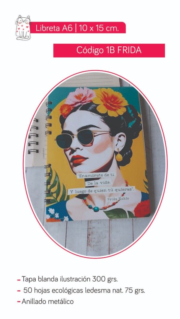 Producto - Libreta 1B Frida