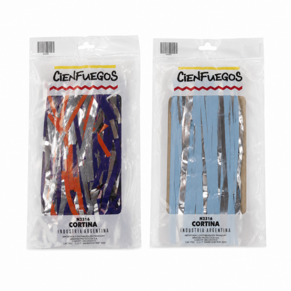 Producto - Cortina bicolor metalizada 1mt x 2mts - 6