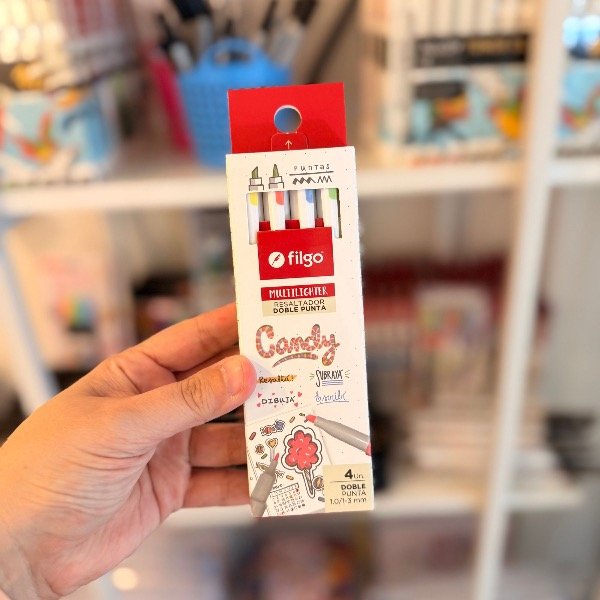 Producto - Resaltadores doble punta Filgo x 4