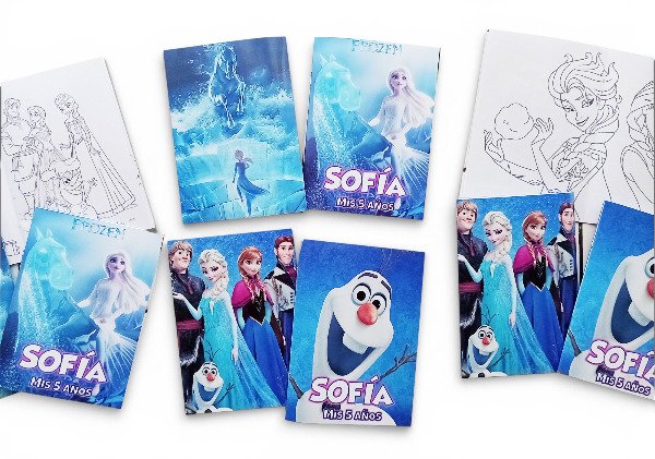 Producto - 15 Libritos colorear 14x10cm personalizados