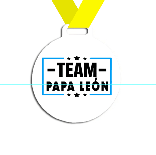Producto - Medalla Plastica Personalizada visita Papa León XIV #15 - 2