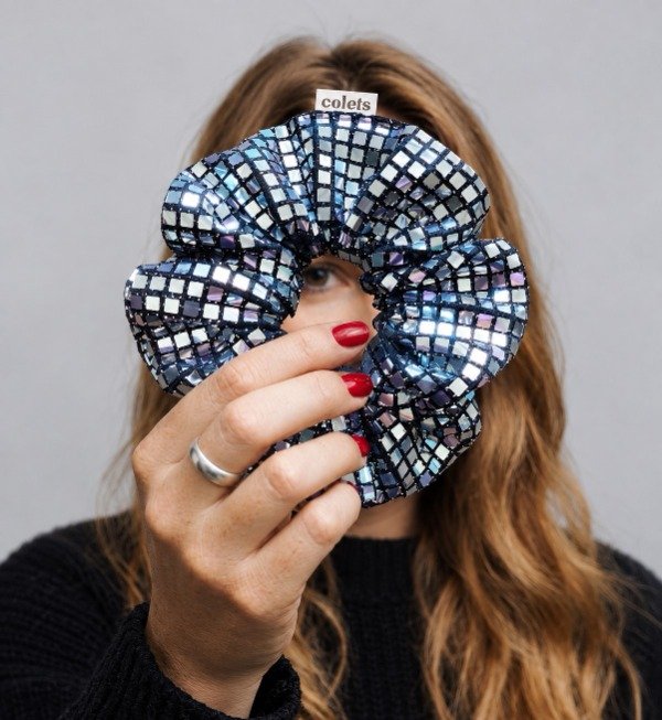 Producto - Scrunchie Silver - 1