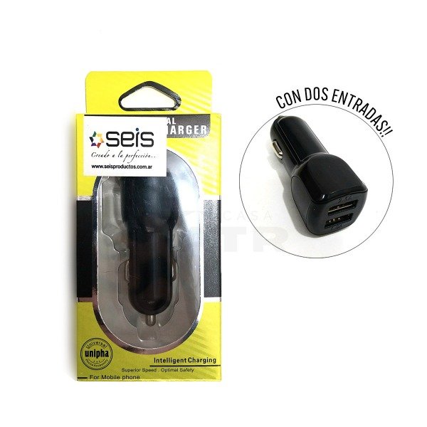 Producto - Cargador de Auto Chupete "Seis"