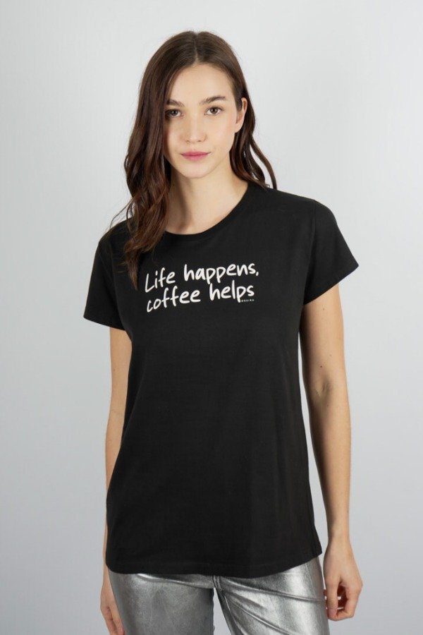 Producto - REMERA M/C LIFE HAPPENS COFFEE HELPS