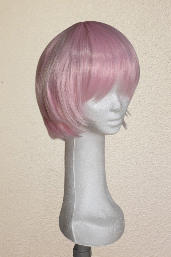 Producto - Peluca rosa claro 32cm sin línea de cabello - Toyokalón - 0