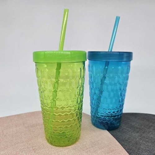 Producto - VASO ACRÍLICO 600 cc CON SORBETE